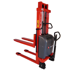 半电动堆高车—窄腿